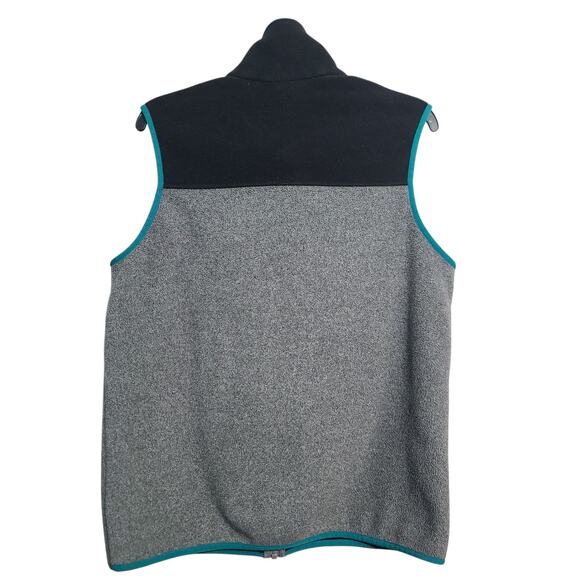 Patagonia Men's Lightweight Synchilla Snap-T Vest Black Gray Medium 25500 S15 - Picture 3 of 5